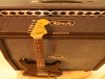 Amps and guitars are available